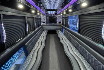 Boulder Party Bus Interior