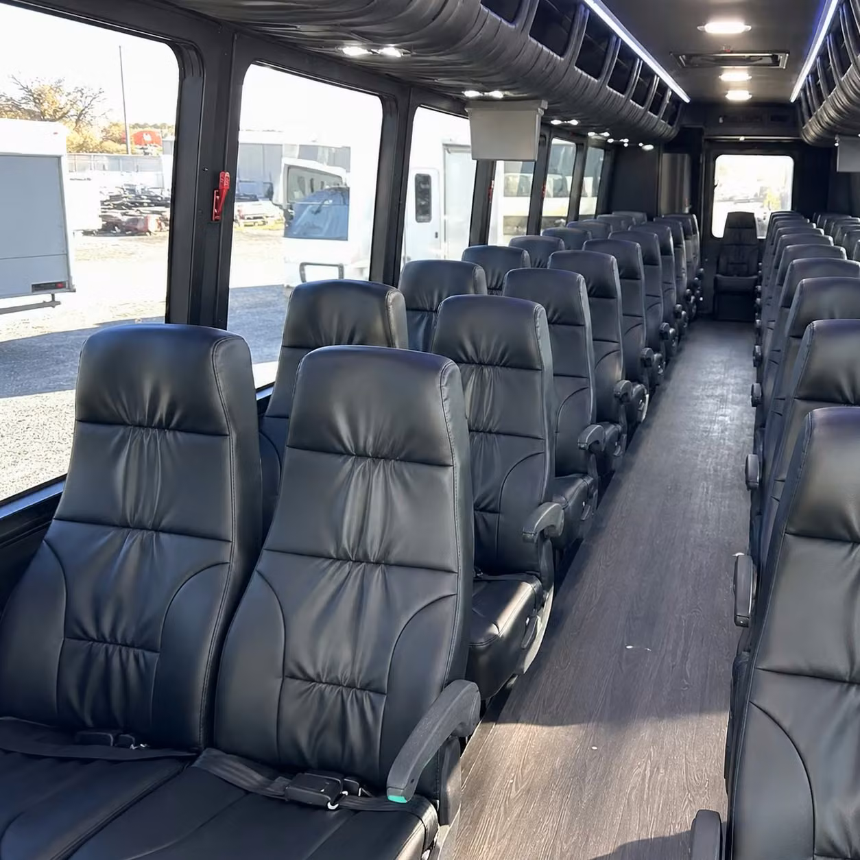 30 passenger minibus inside