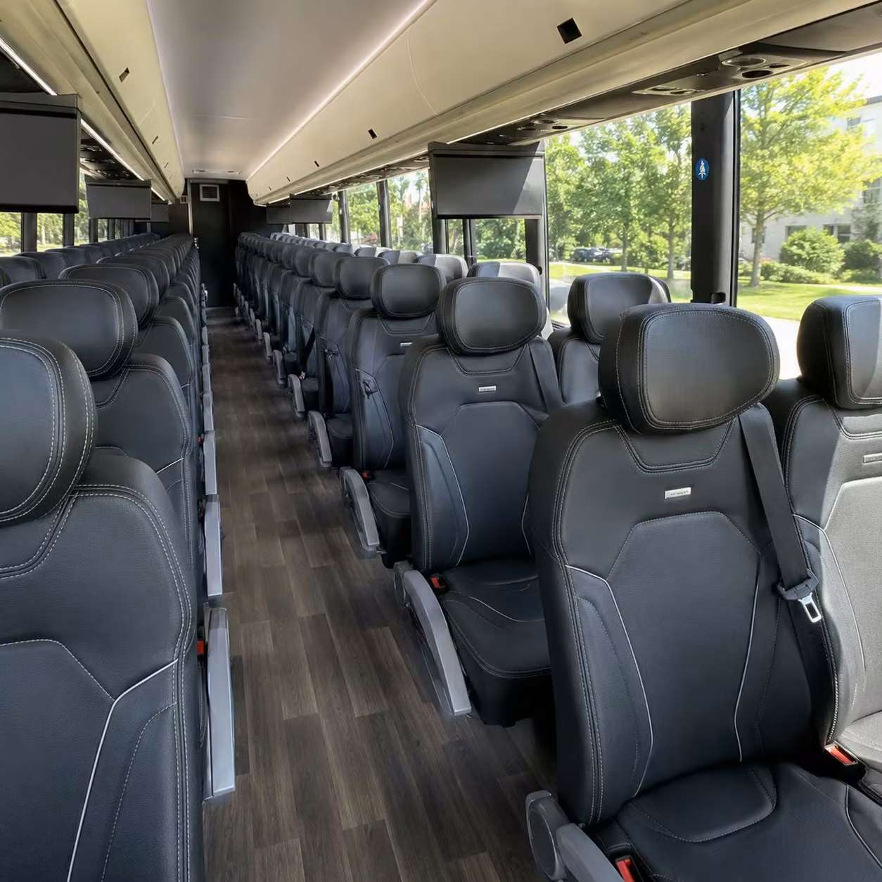 boulder charter bus rental inside